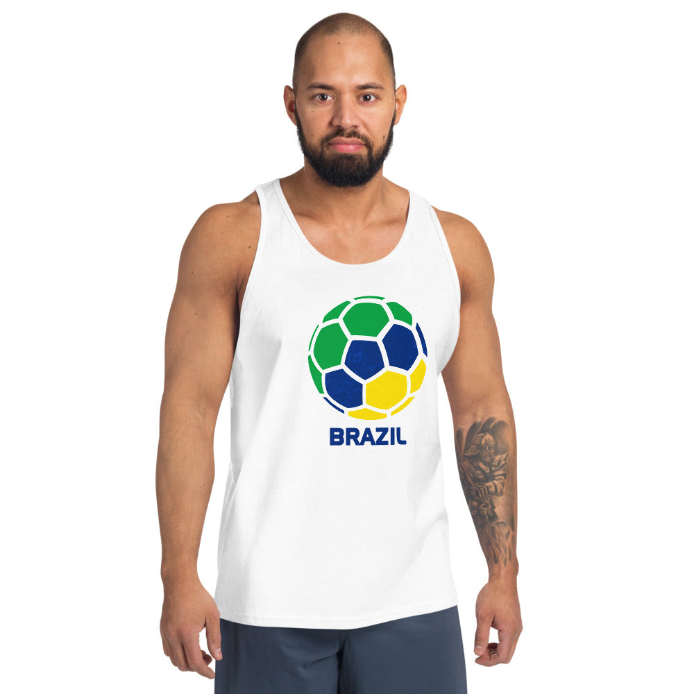 Brazil National Soccer Team Football Pride Country Flag Unisex Tank Top