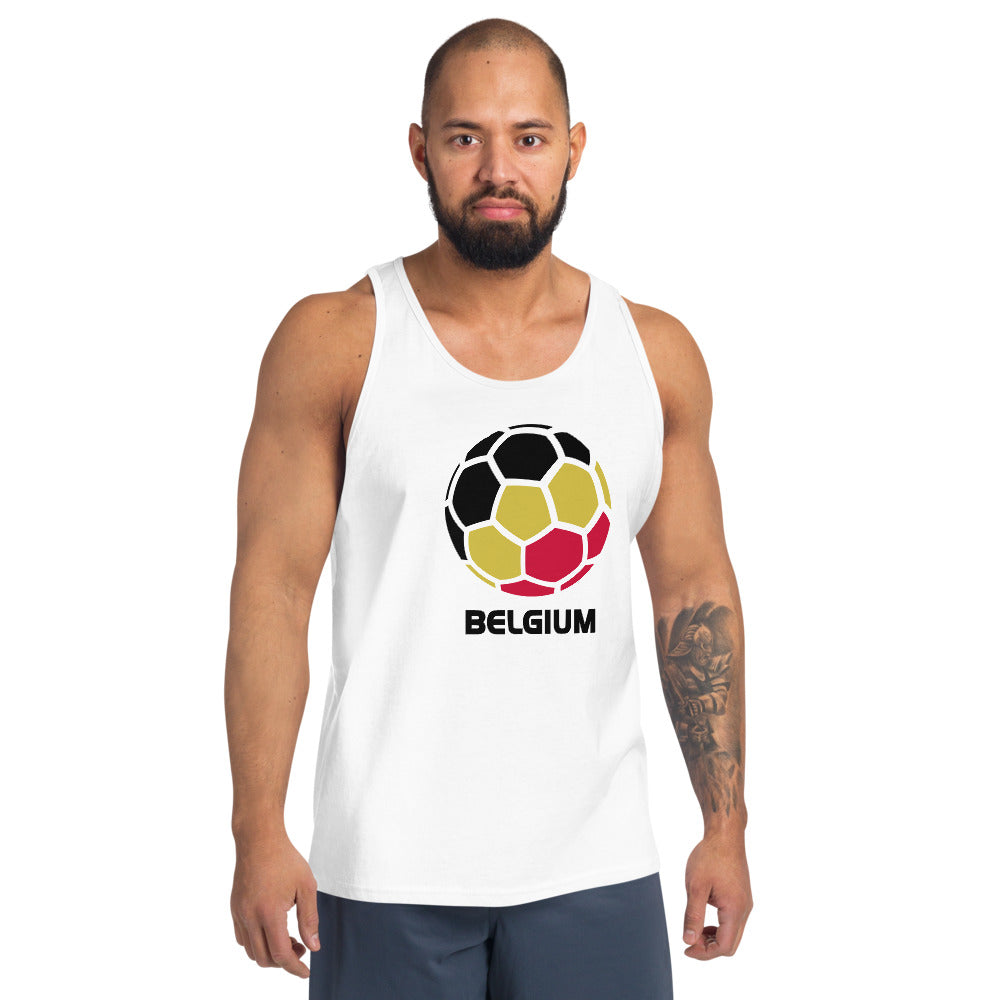 Belgium National Soccer Team Football Pride Country Flag Unisex Tank Top
