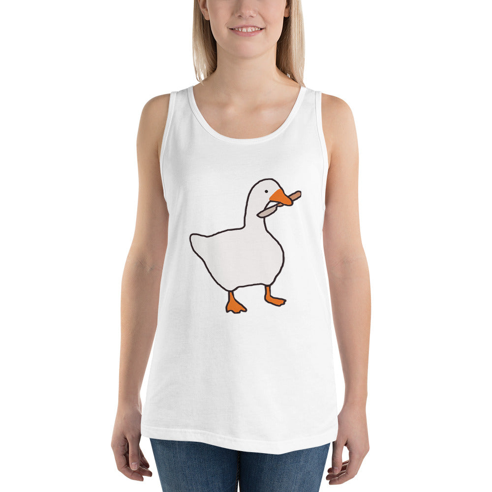Funny Untitled Goose Gamer Video Game Fan Unisex Tank Top