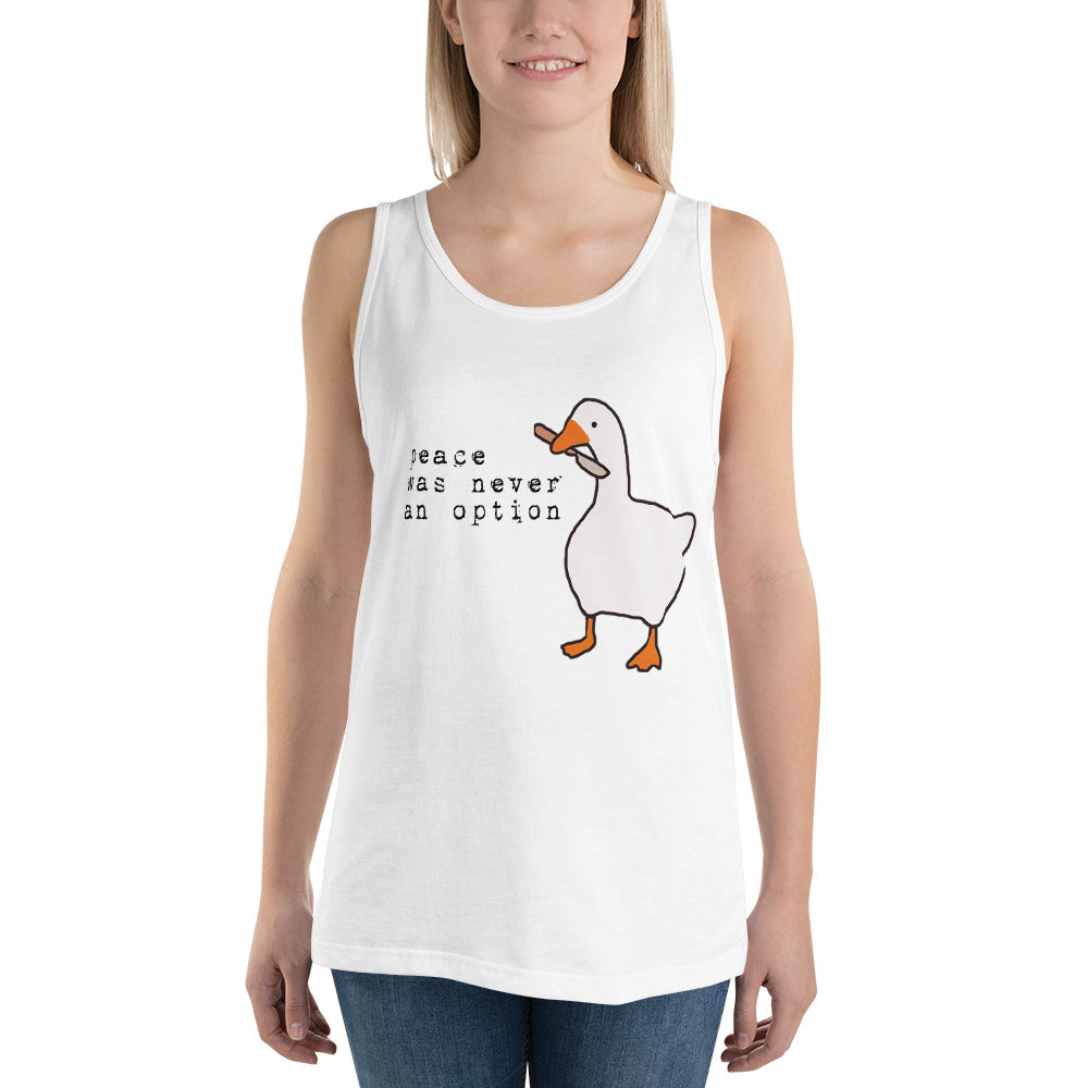 Untitled Goose Funny Slogan Gamer Video Game Fan Unisex Tank Top