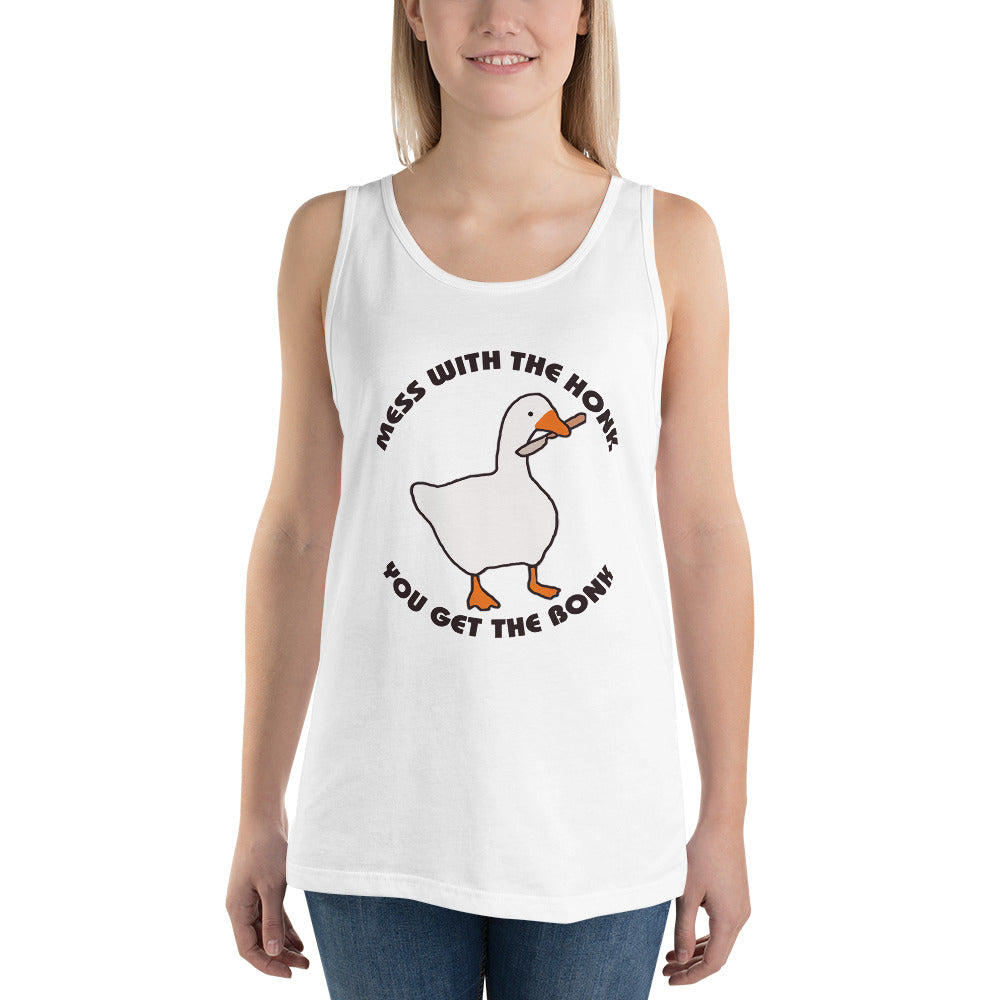 Untitled Goose Funny Slogan Gamer Video Game Fan Unisex Tank Top