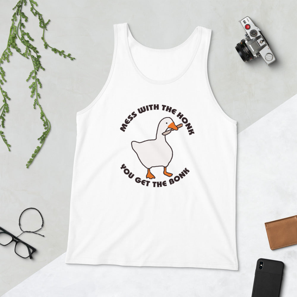 Untitled Goose Funny Slogan Gamer Video Game Fan Unisex Tank Top