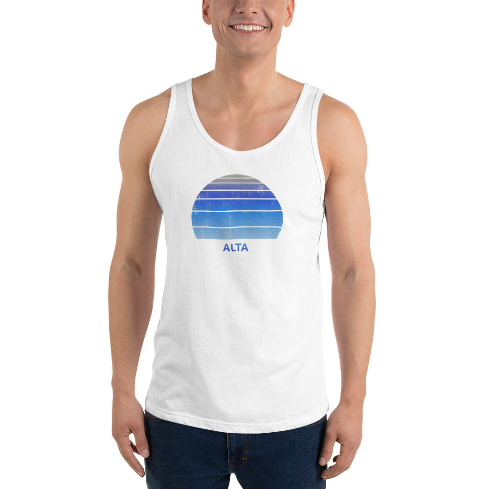 Retro Alta Utah Ski Skiing Fan Unisex Tank Top