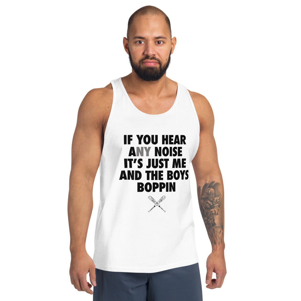 New York Baseball Fan Funny Boys Boppin Quote NY Unisex Tank Top