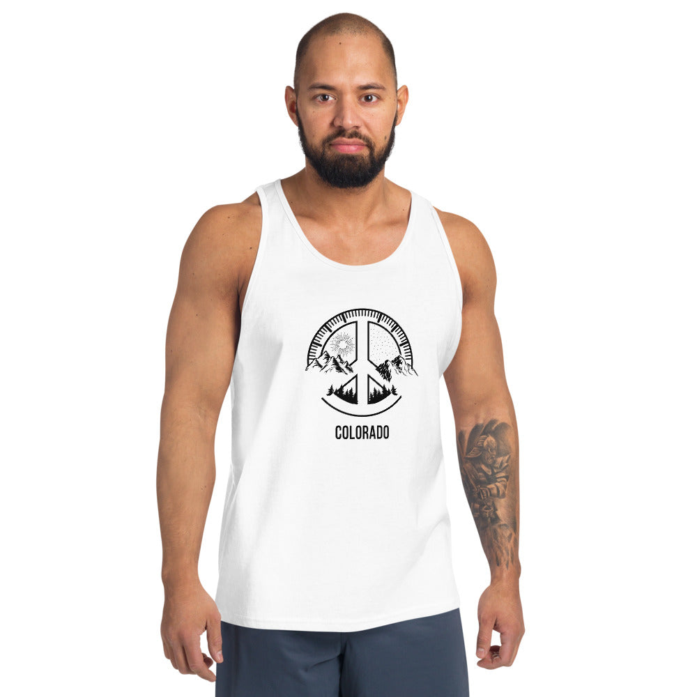 Cool Colorado Outdoors Fan Nature Lover Ski Unisex Tank Top