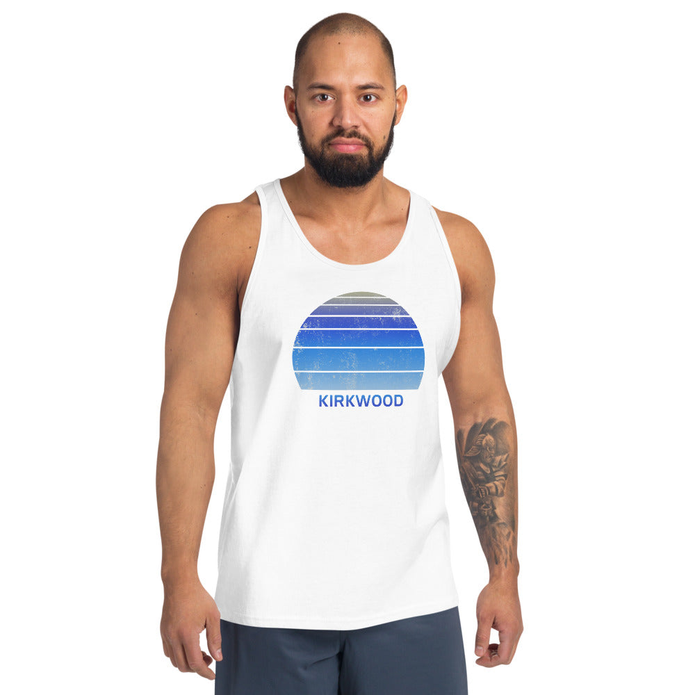 Retro Kirkwood California Ski Skiing Fan Unisex Tank Top