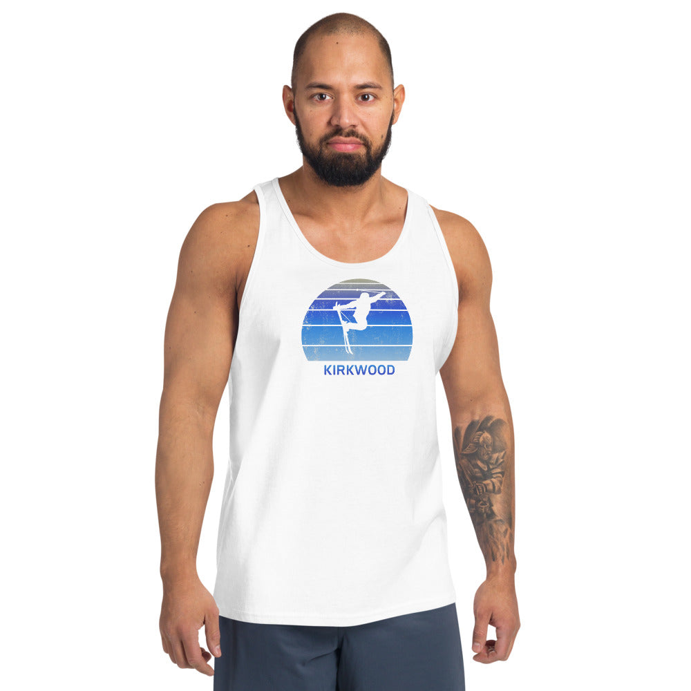 Retro Kirkwood California Skiing Fan Unisex Tank Top