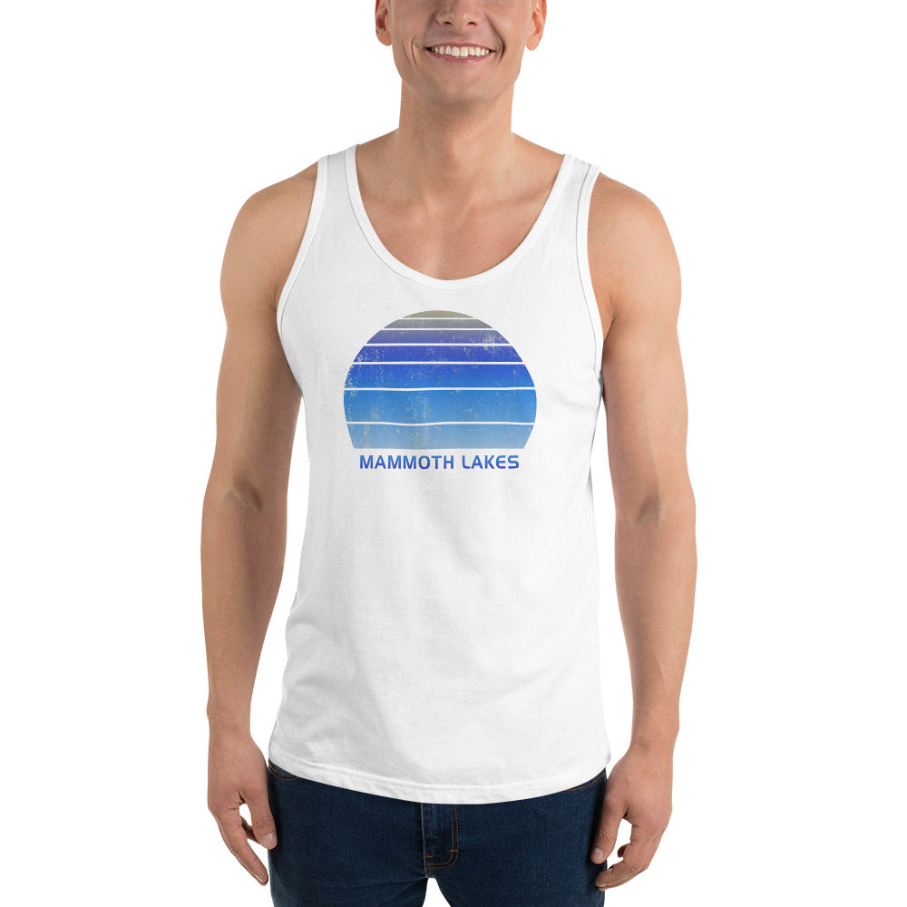 Retro Mammoth Lakes California Ski Skiing Fan Unisex Tank Top