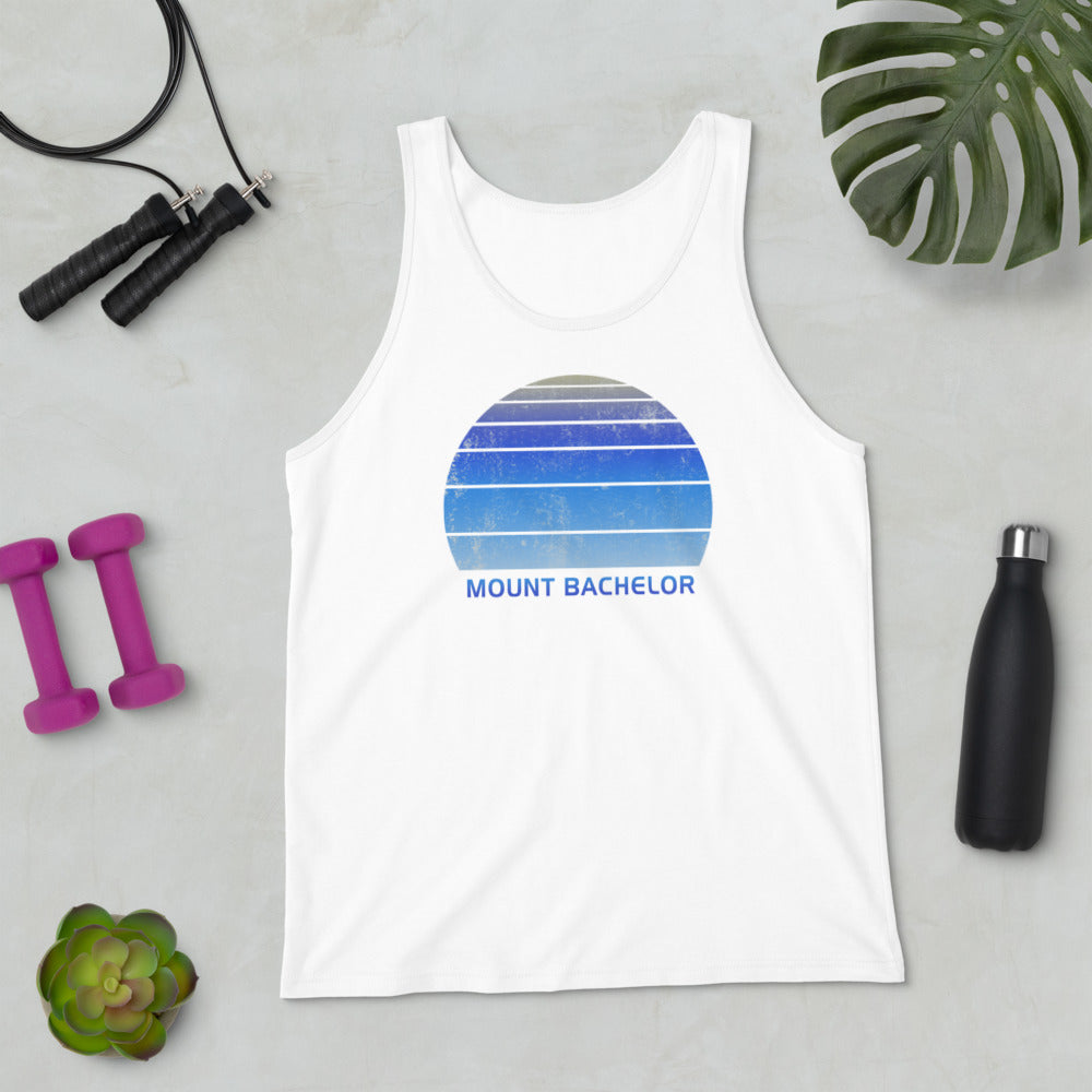 Retro Mount Bachelor Ski Skiing Fan Unisex Tank Top