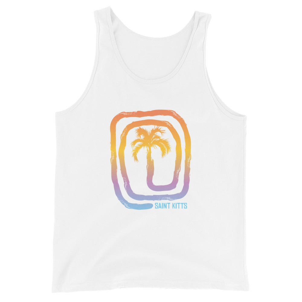 Cool Saint Kitts Palm Tree Souvenir Vacation Unisex Tank Top