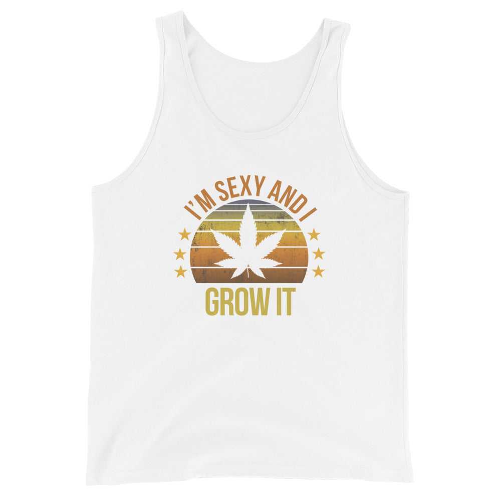 Funny Marijuana Cannabis Weed Fan 420 Quote Joke Sarcastic Unisex Tank Top