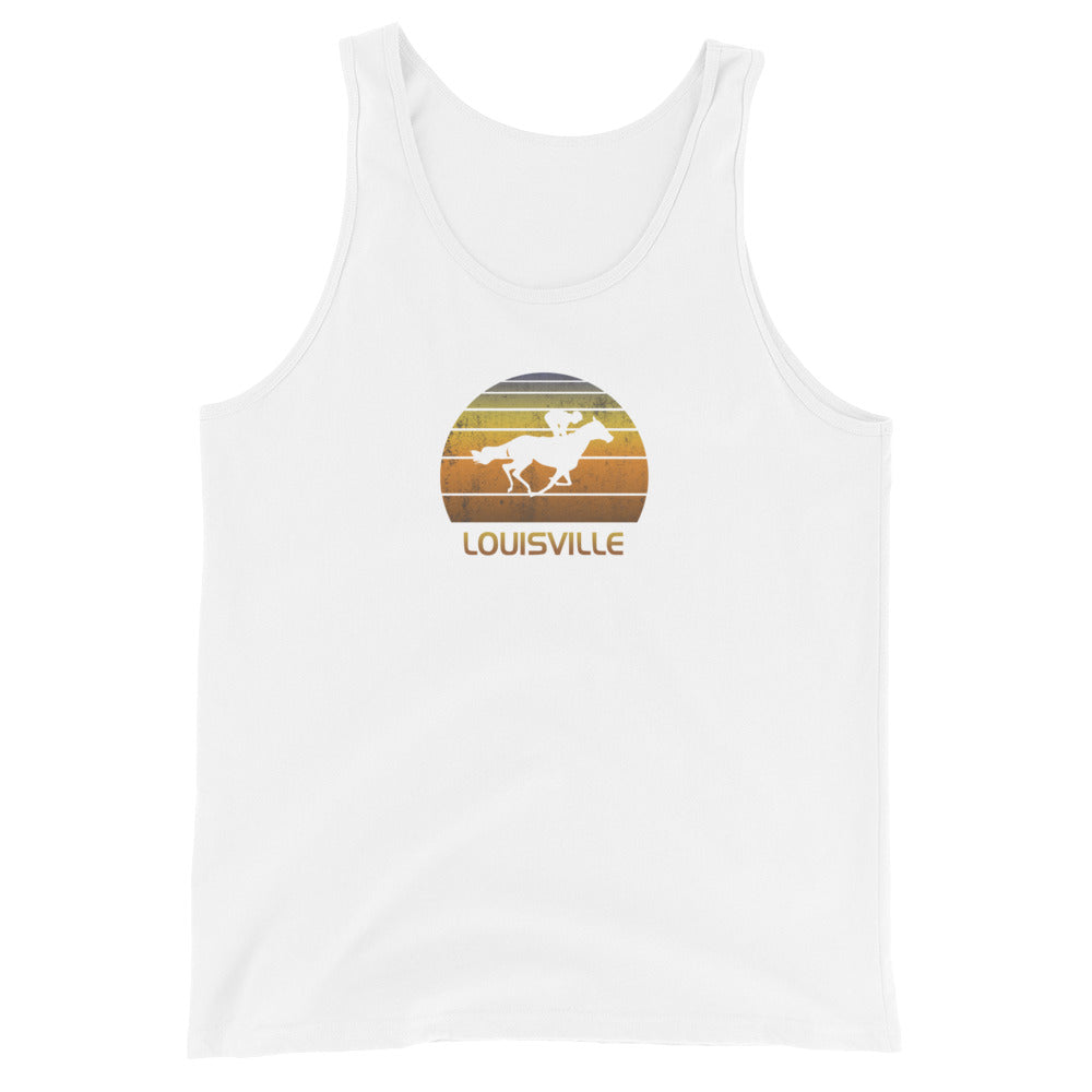 Horse Vintage Racing Louisville Kentucky Fan Race Unisex Tank Top