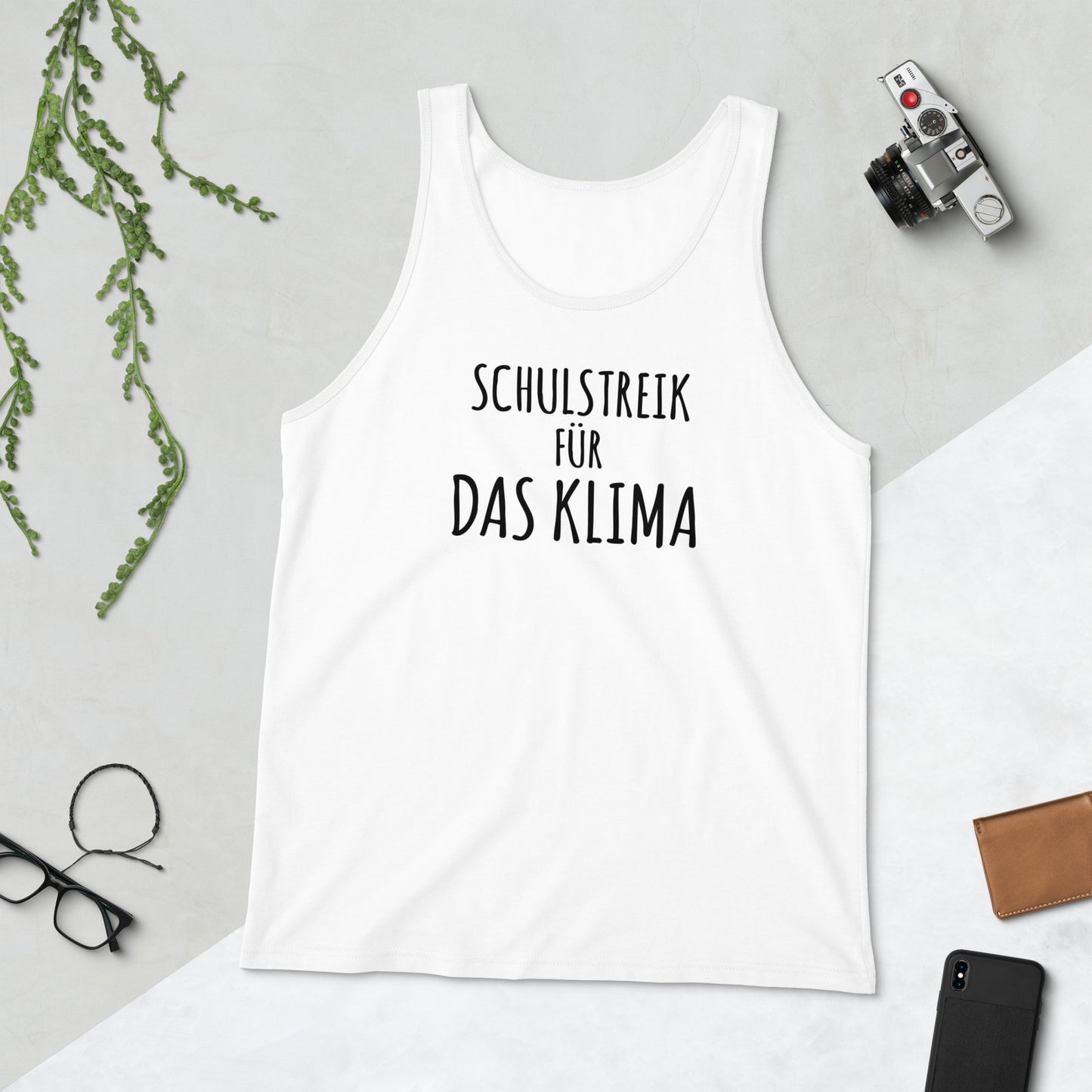 Schulstreik fur das Klima School Strike For Climate Environment Unisex Tank Top