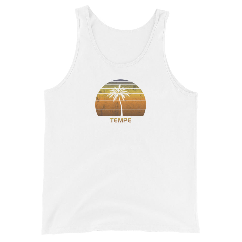 Retro Tempe Arizona Vacation Souvenir Sunset Unisex Tank Top