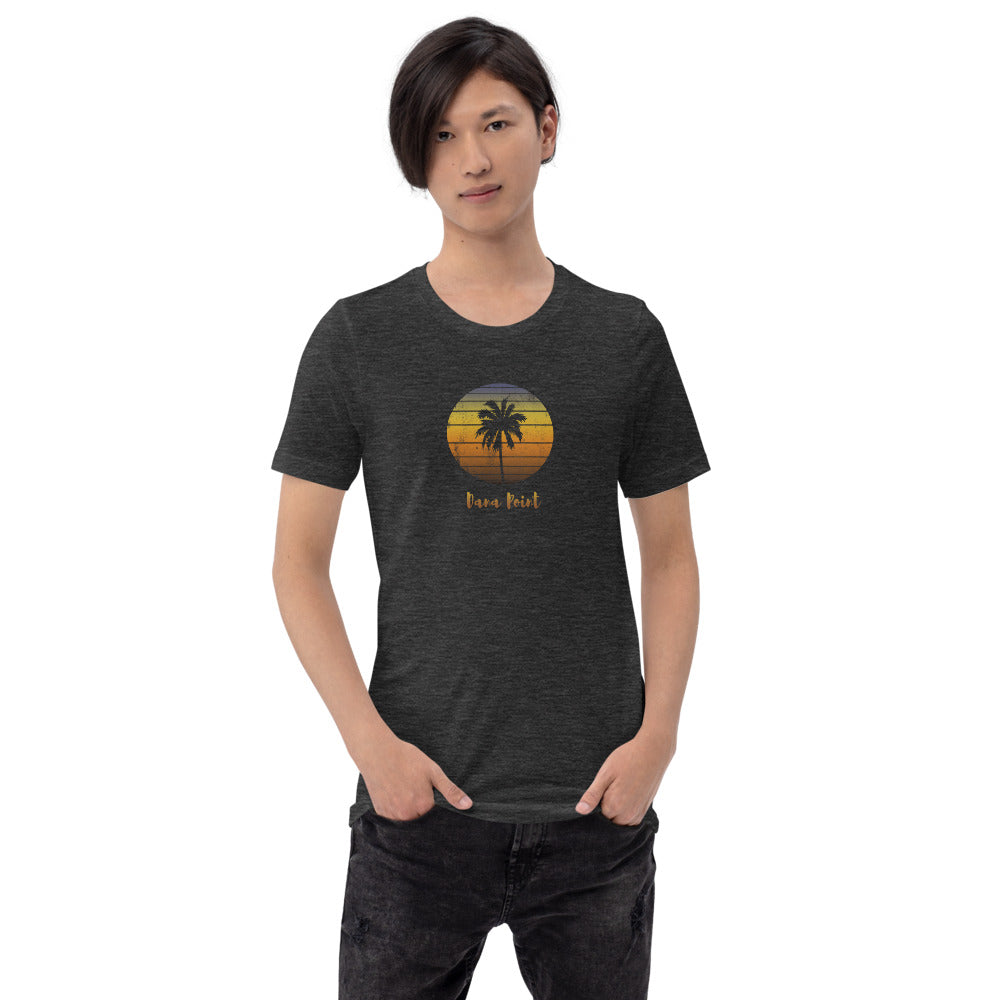Vintage Dana Point California Beach Unisex T-Shirt Vacation Souvenir Palm Tree
