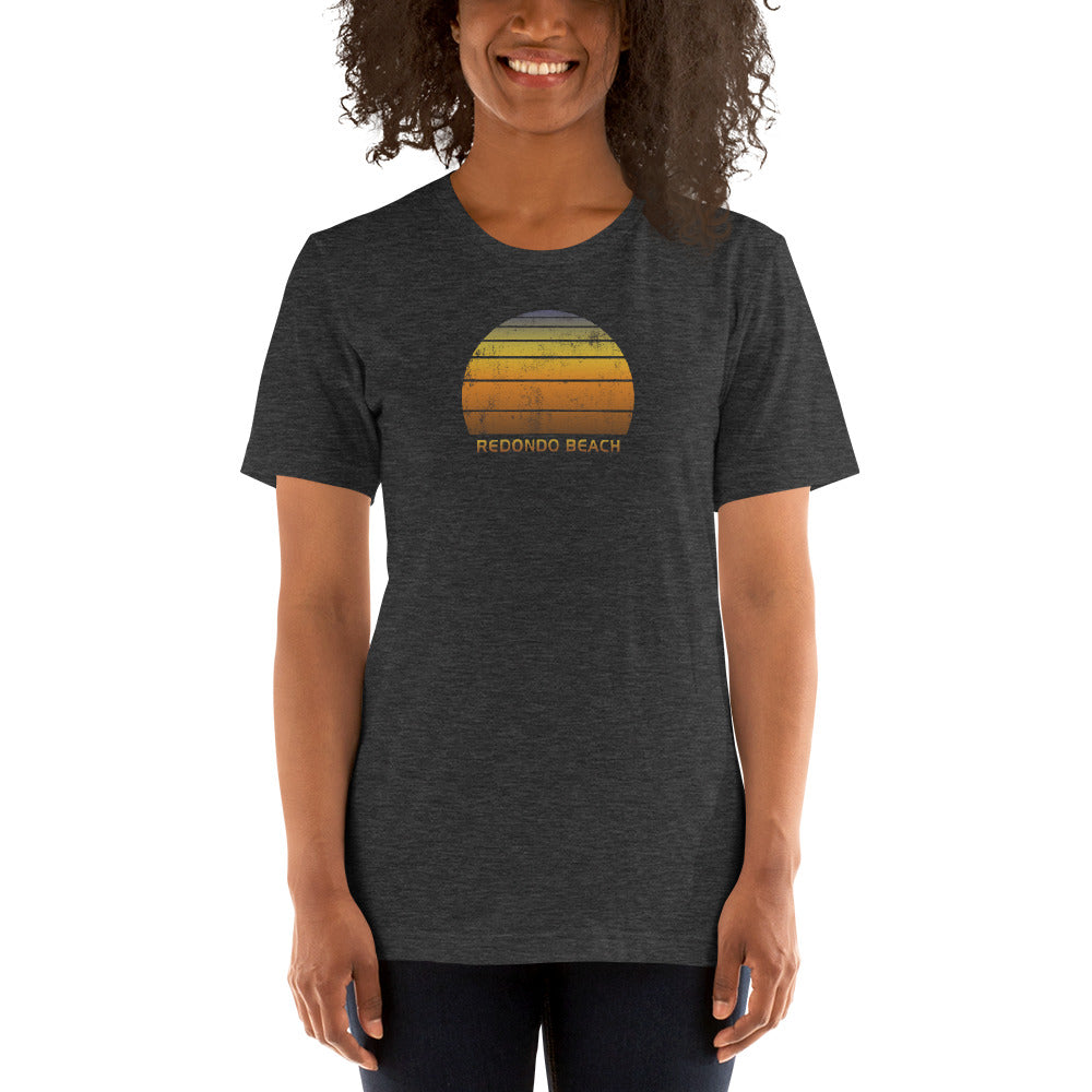 Retro Redondo Beach California Sunset Unisex T-Shirt