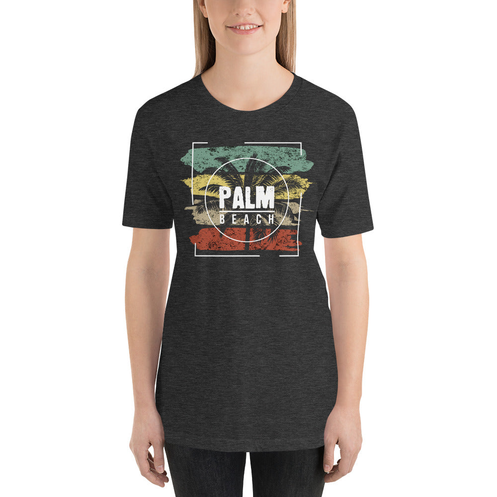 Cool Palm Beach Florida Unisex T-Shirt Vacation Souvenir