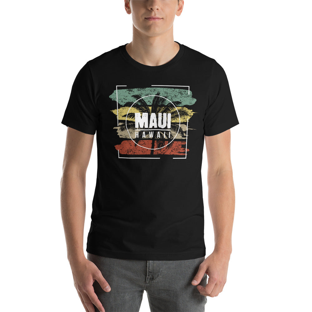 Maui Hawaii Beach Graphic Print Unisex T-Shirt Vacation Souvenir