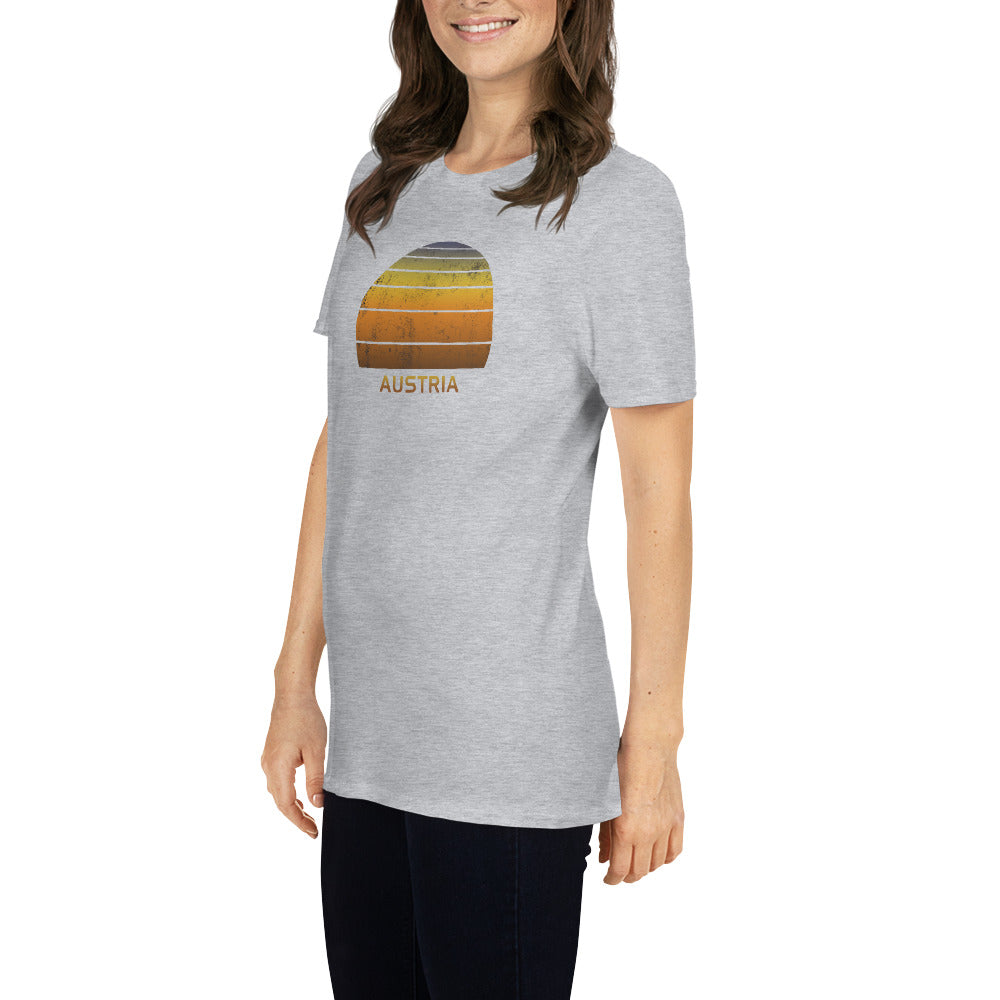 Retro Austria Sunset Vintage Sunrise Unisex T-Shirt