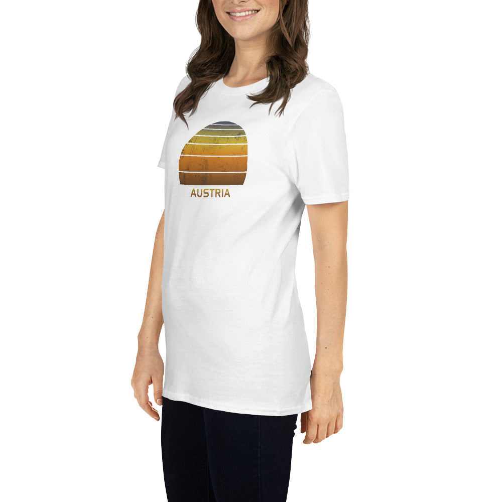 Retro Austria Sunset Vintage Sunrise Unisex T-Shirt