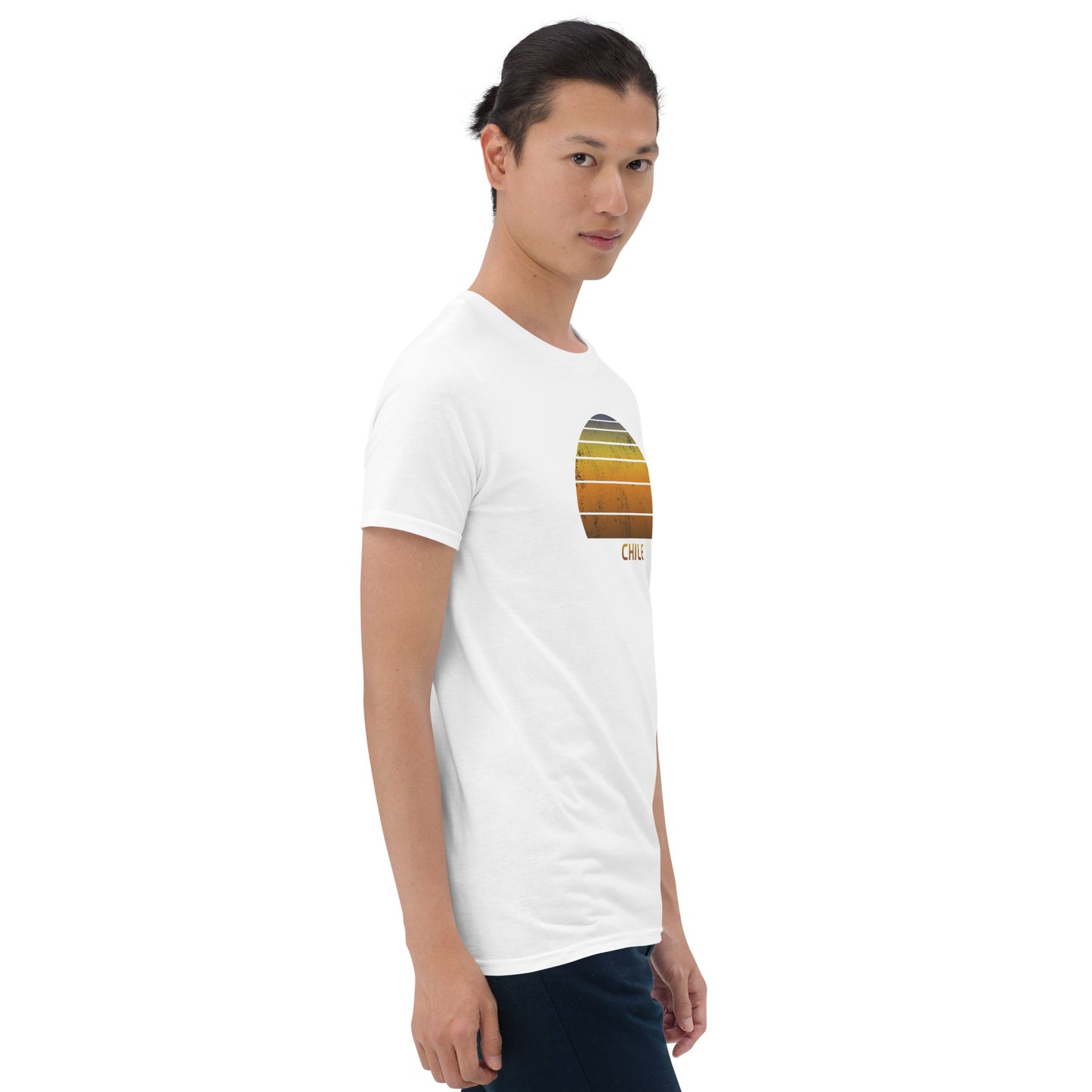 Retro Chile Sunset Vacation Souvenir Vintage Sunrise Unisex T-Shirt