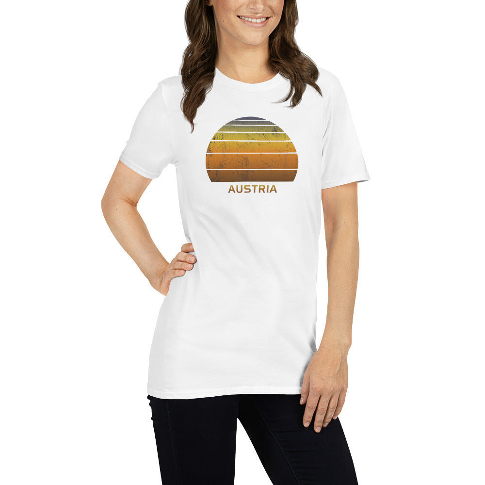 Retro Austria Sunset Vintage Sunrise Unisex T-Shirt