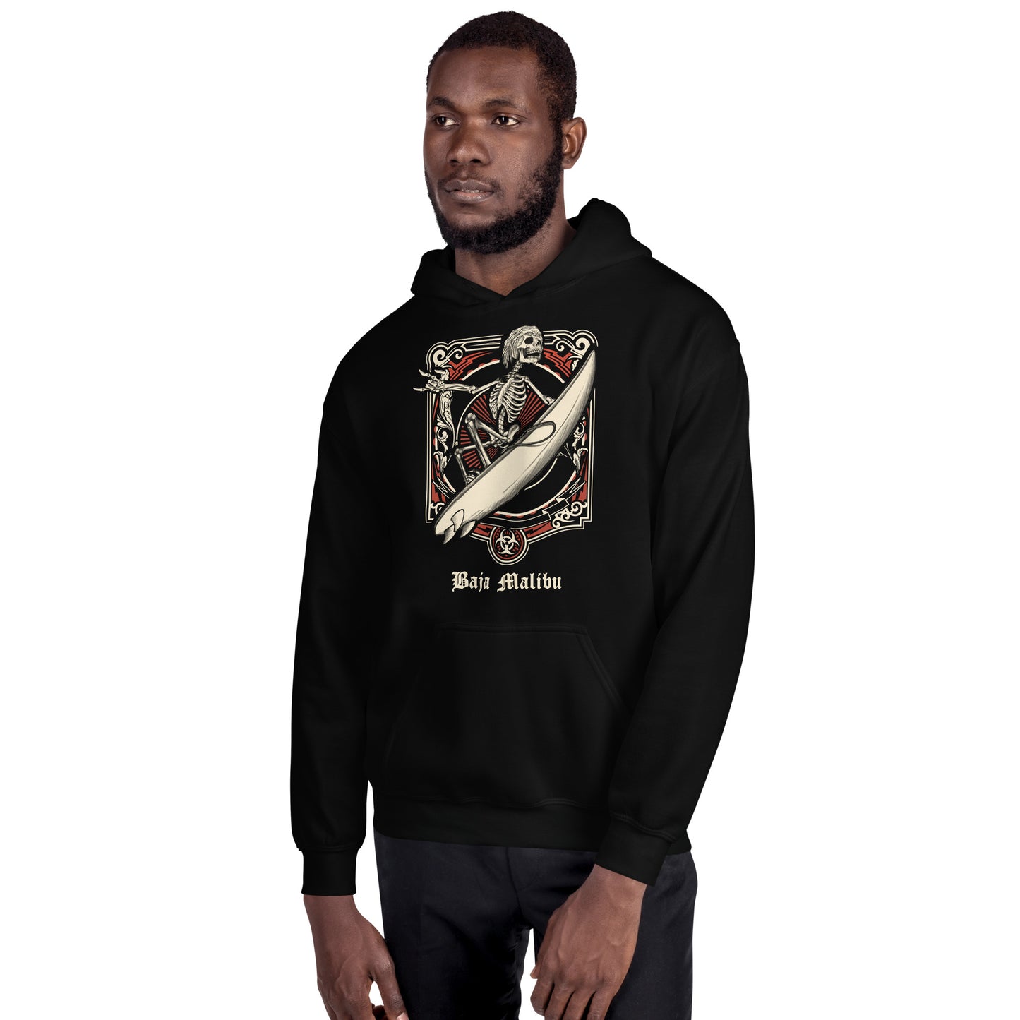 Cool Baja Malibu Mexico Surfing Fan Surfer Unisex Hoodie Top Sweatshirt