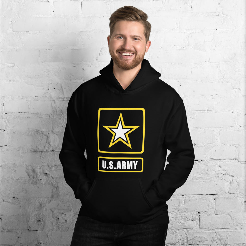 U.S. Army Military Service Active Retired Veteran Appreciation Unisex Hoodie Top Sweatshirt
