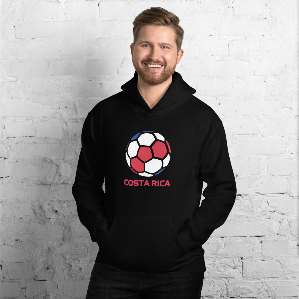 Costa Rica National Soccer Team Football Country Flag Pride Unisex Hoodie Top Sweatshirt