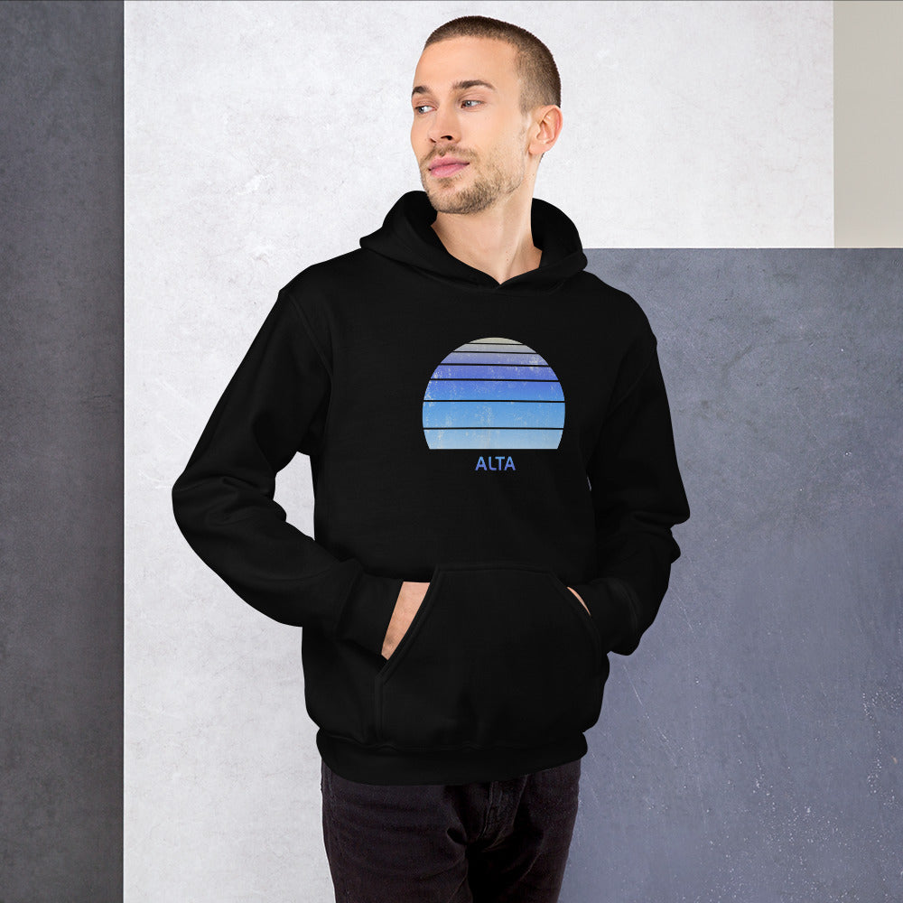 Retro Alta Utah Ski Skiing Fan Unisex Hoodie Top Sweatshirt