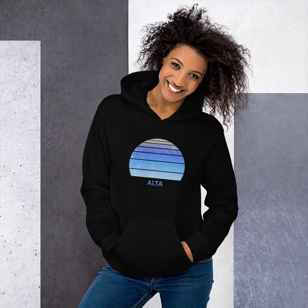 Retro Alta Utah Ski Skiing Fan Unisex Hoodie Top Sweatshirt