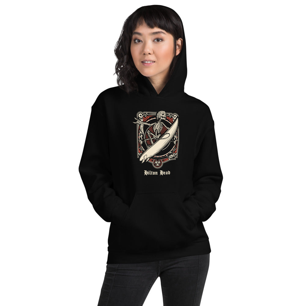 Cool Hilton Head South Carolina Surfing Fan Surfer Unisex Hoodie Top Sweatshirt