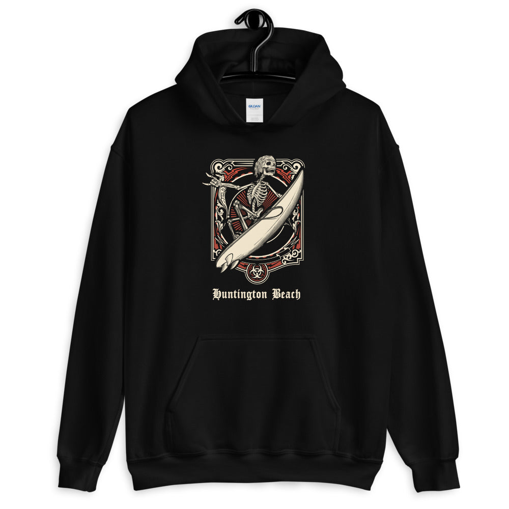 Cool Huntington Beach California Surfing Fan Surfer Unisex Hoodie Top Sweatshirt
