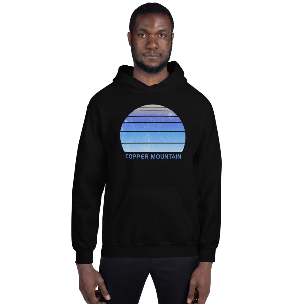 Retro Copper Mountain Colorado Ski Skiing Fan Unisex Hoodie Top Sweatshirt