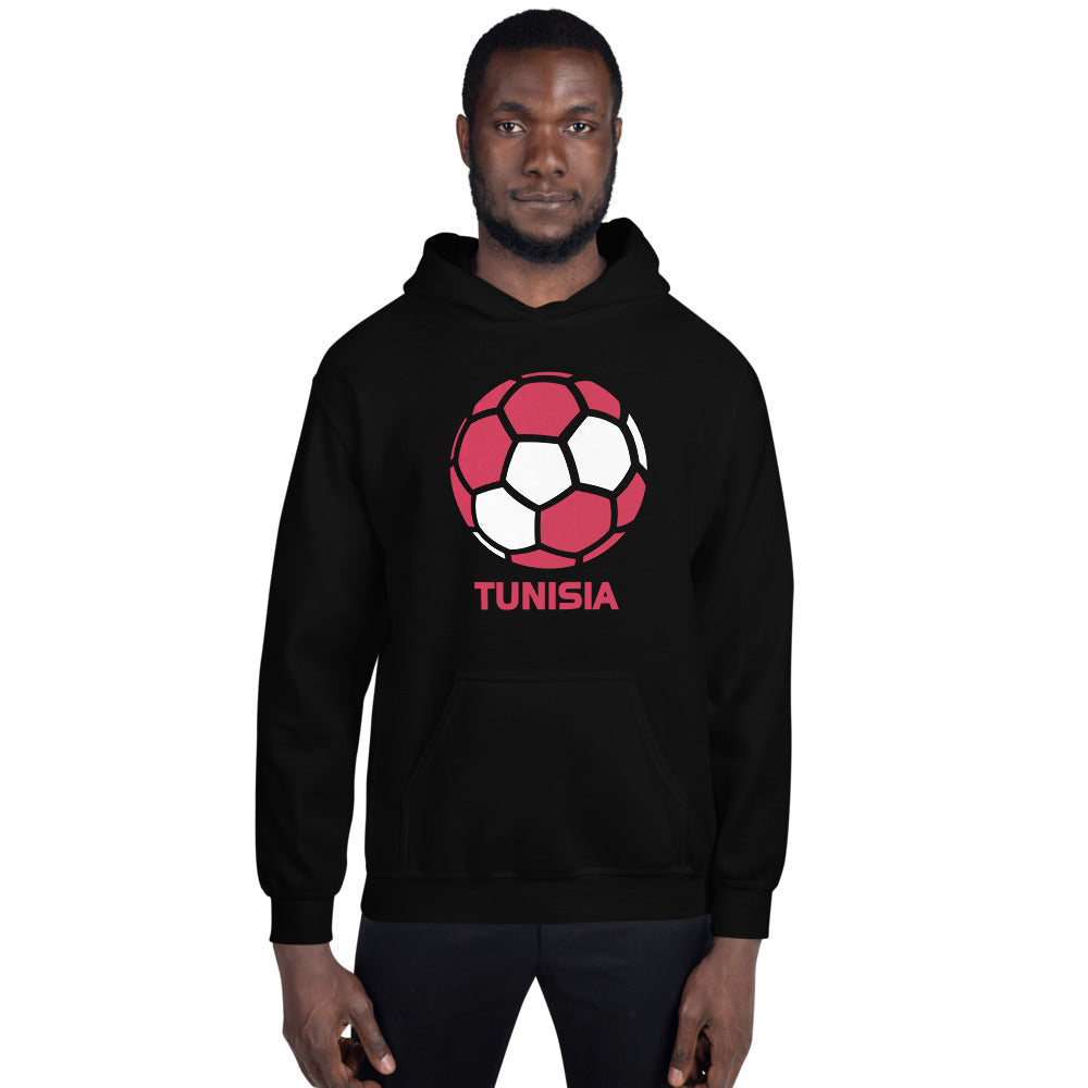 Tunisia National Soccer Team Football Country Flag Pride Unisex Hoodie Top Sweatshirt