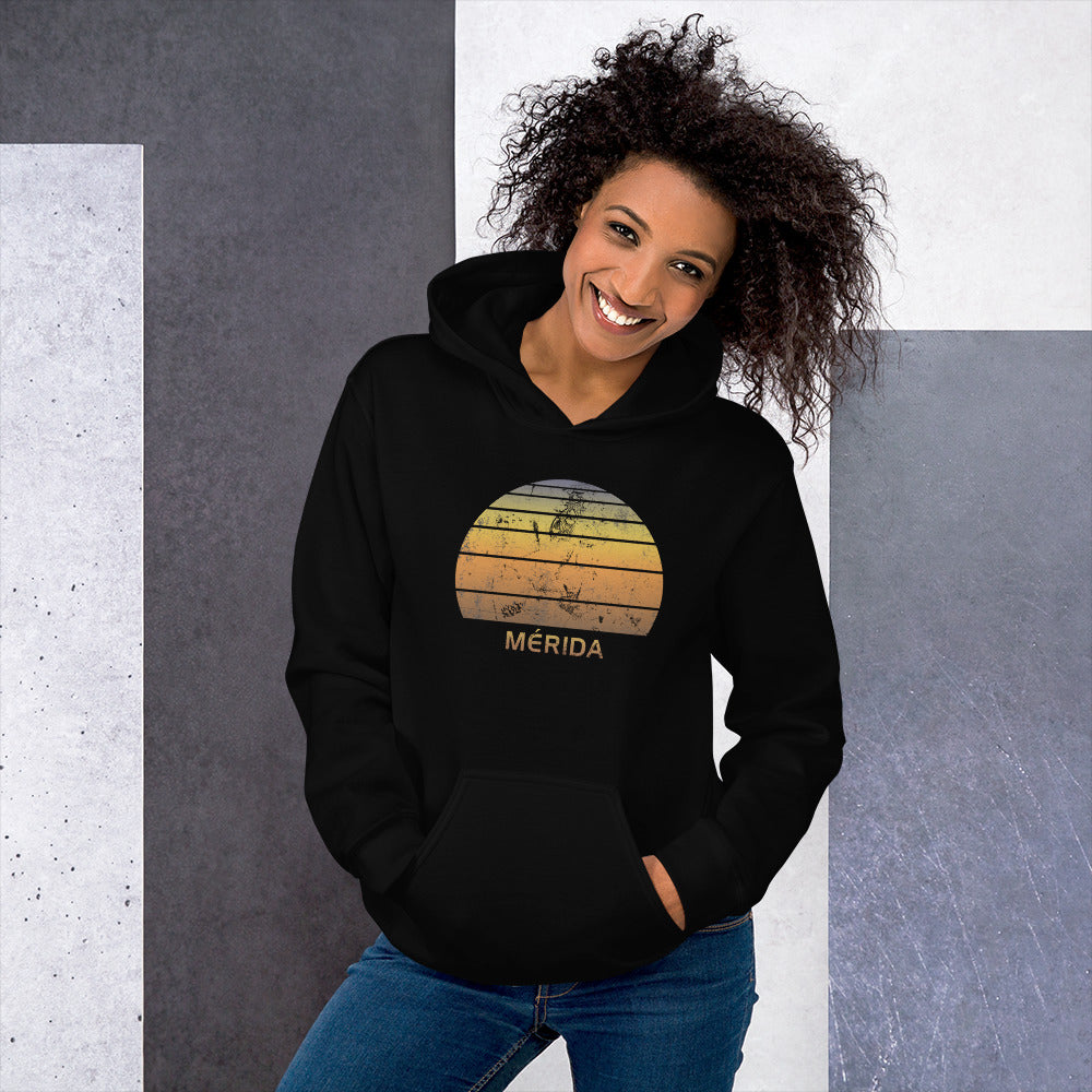 Retro Merida Mexico Mexican Beach Vacation Souvenir Unisex Hoodie Top Sweatshirt