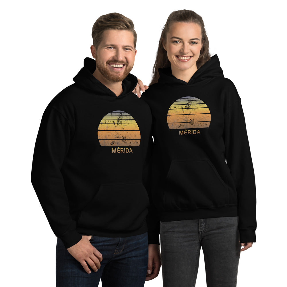 Retro Merida Mexico Mexican Beach Vacation Souvenir Unisex Hoodie Top Sweatshirt