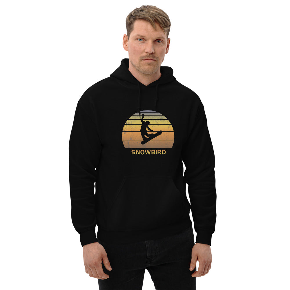 Retro Snowbird Utah Snowboarding Fan Unisex Hoodie Top Sweatshirt