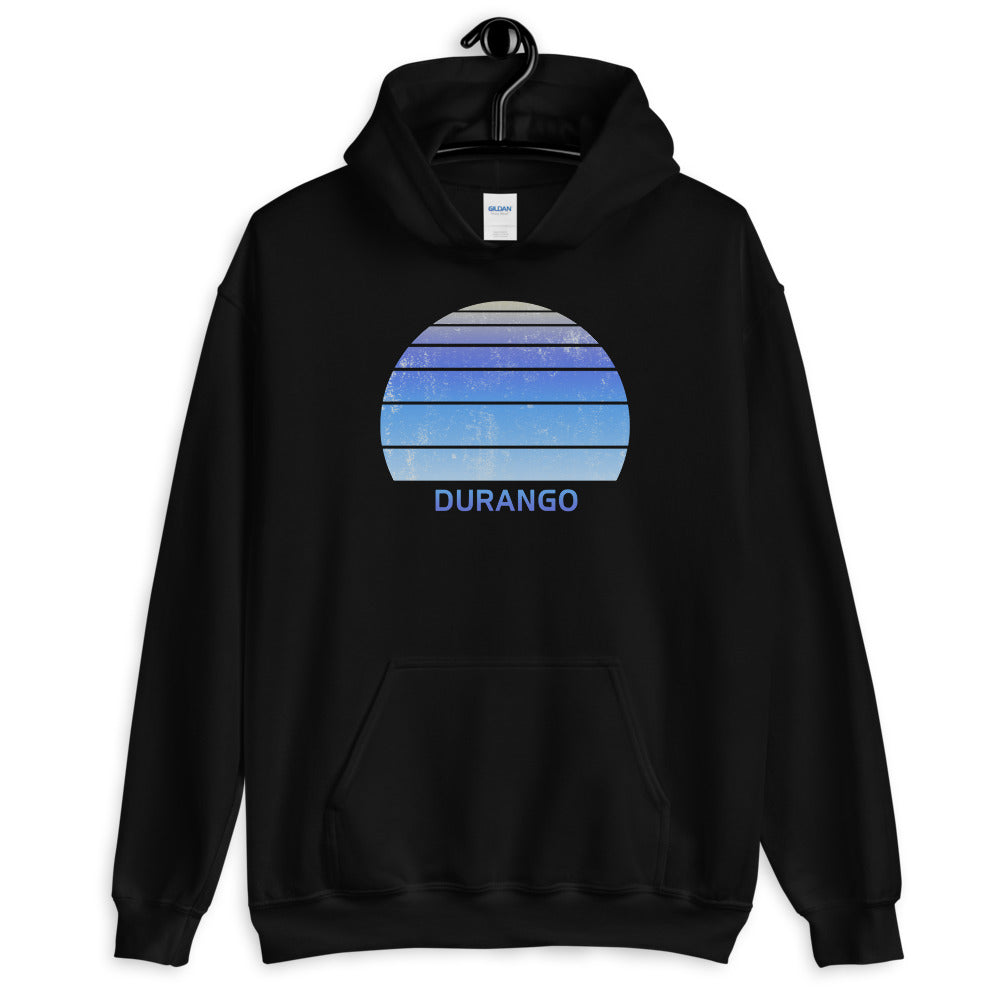 Retro Durango Colorado Ski Skiing Fan Unisex Hoodie Top Sweatshirt