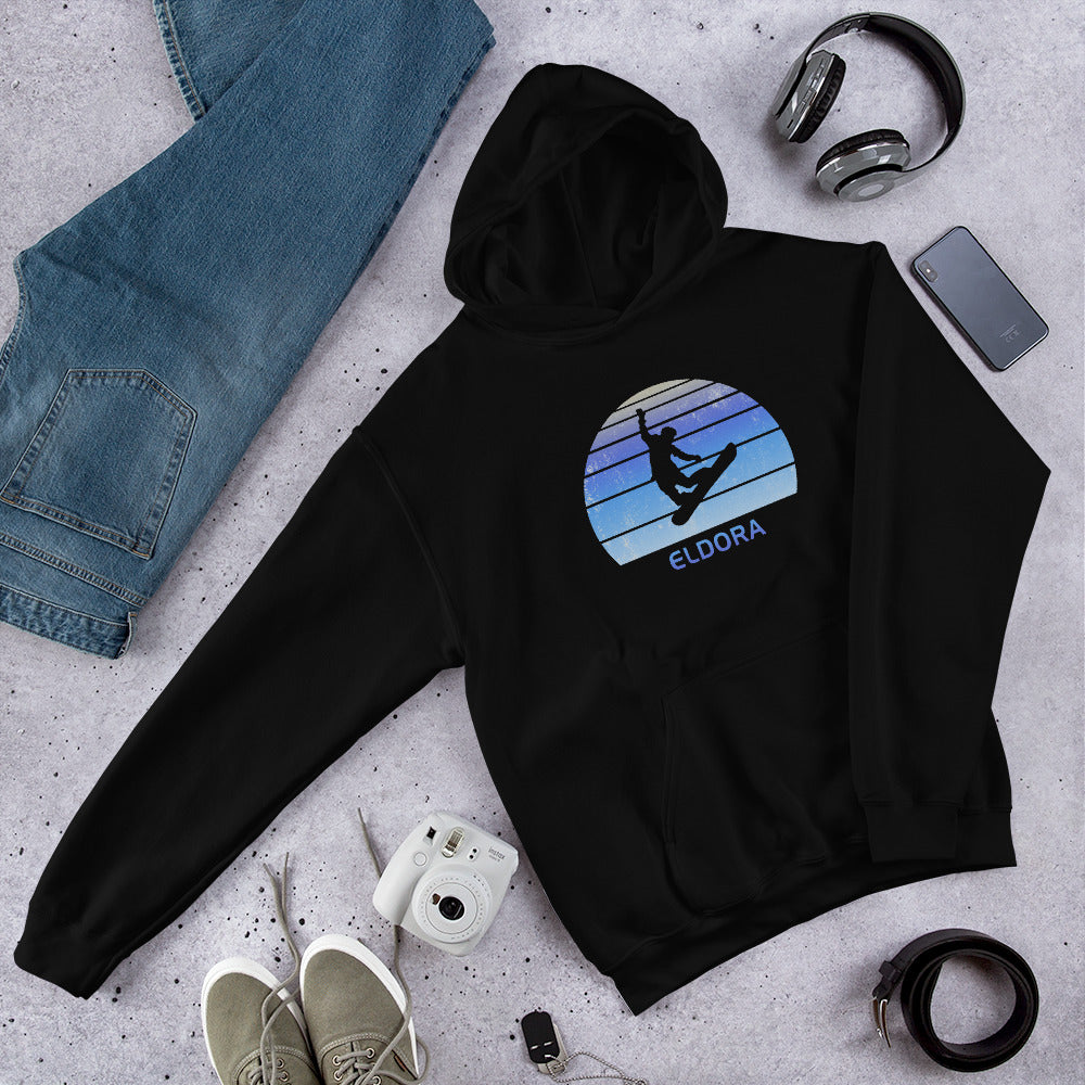 Retro Eldora Colorado Snowboarding Fan Unisex Hoodie Top Sweatshirt