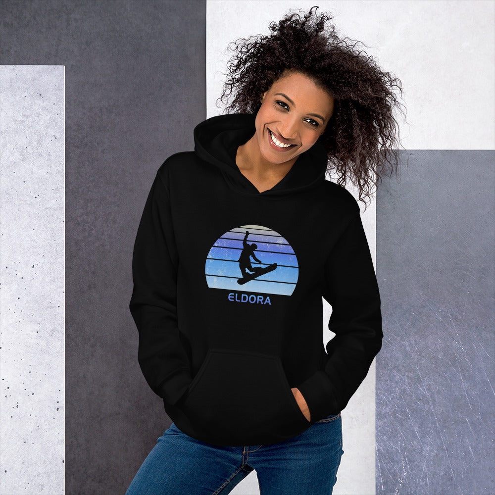 Retro Eldora Colorado Snowboarding Fan Unisex Hoodie Top Sweatshirt