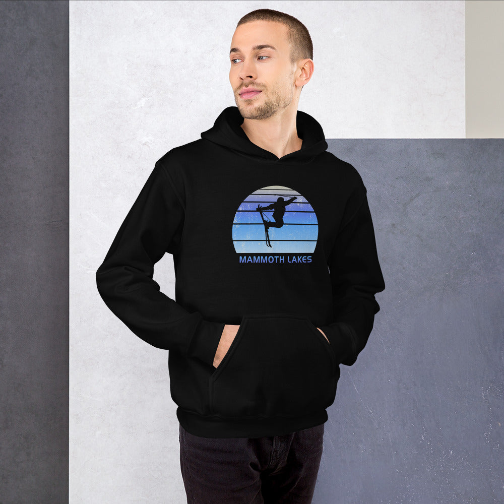 Retro Mammoth Lakes California Skiing Fan Unisex Hoodie Top Sweatshirt