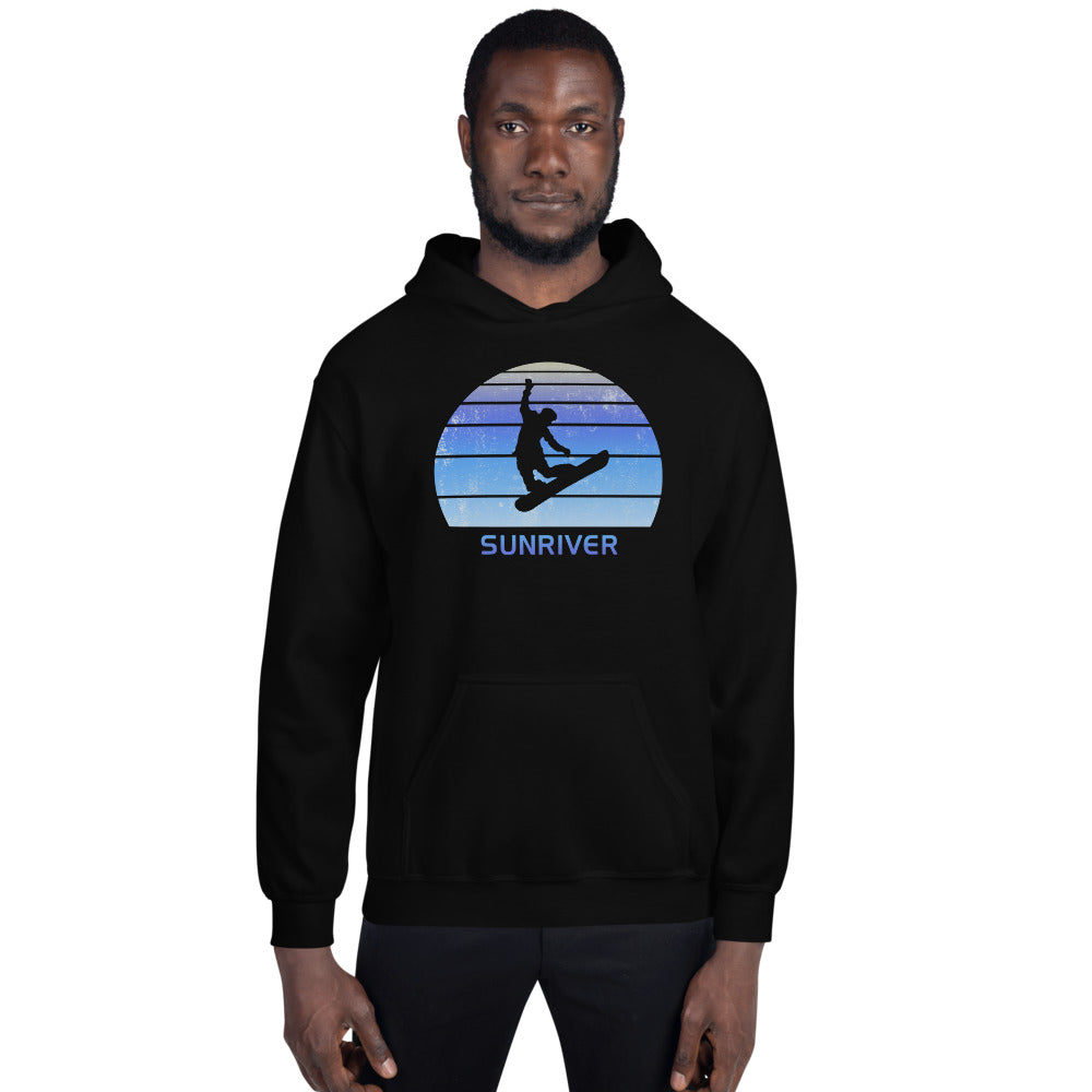Retro Sunriver Oregon Snowboarding Fan Unisex Hoodie Top Sweatshirt