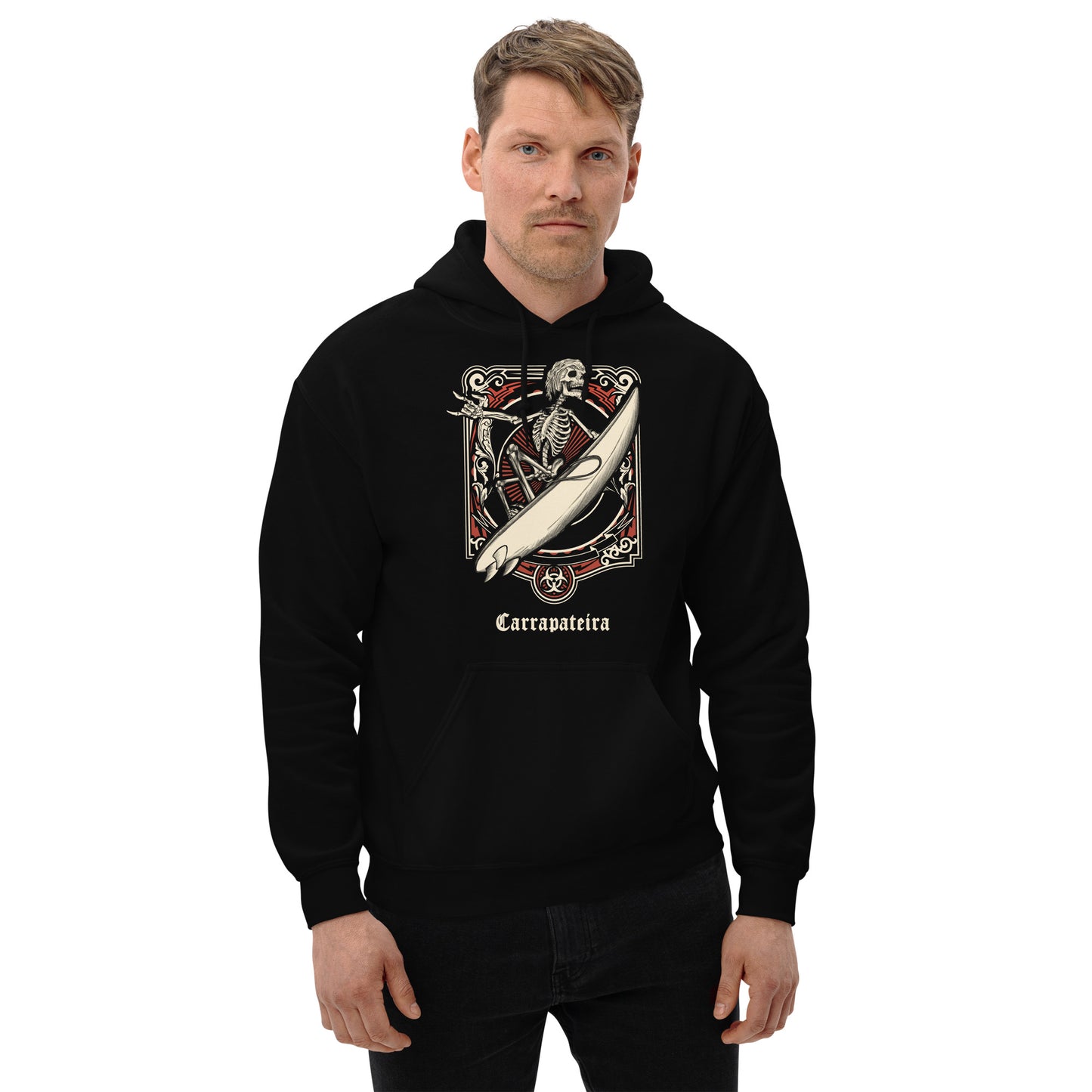 Cool Carrapateira Portugal Surfing Fan Surfer Unisex Hoodie Top Sweatshirt