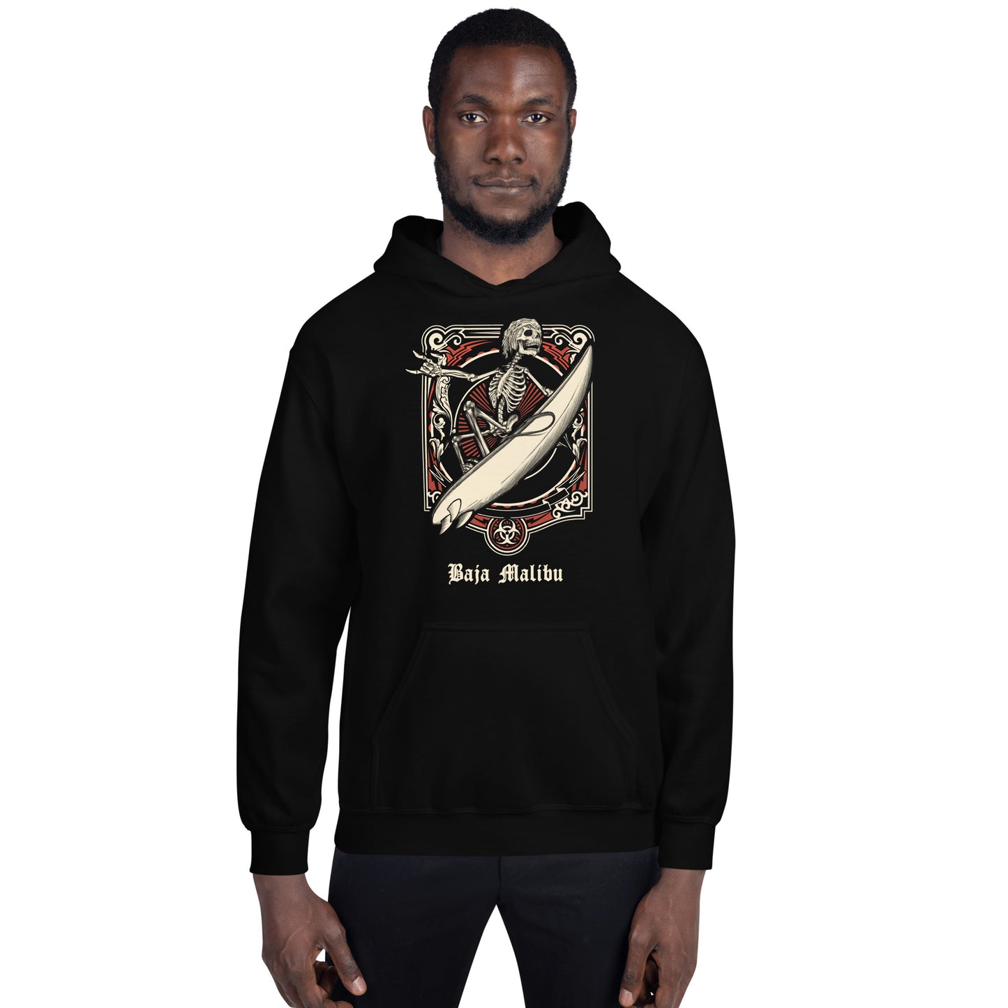 Cool Baja Malibu Mexico Surfing Fan Surfer Unisex Hoodie Top Sweatshirt