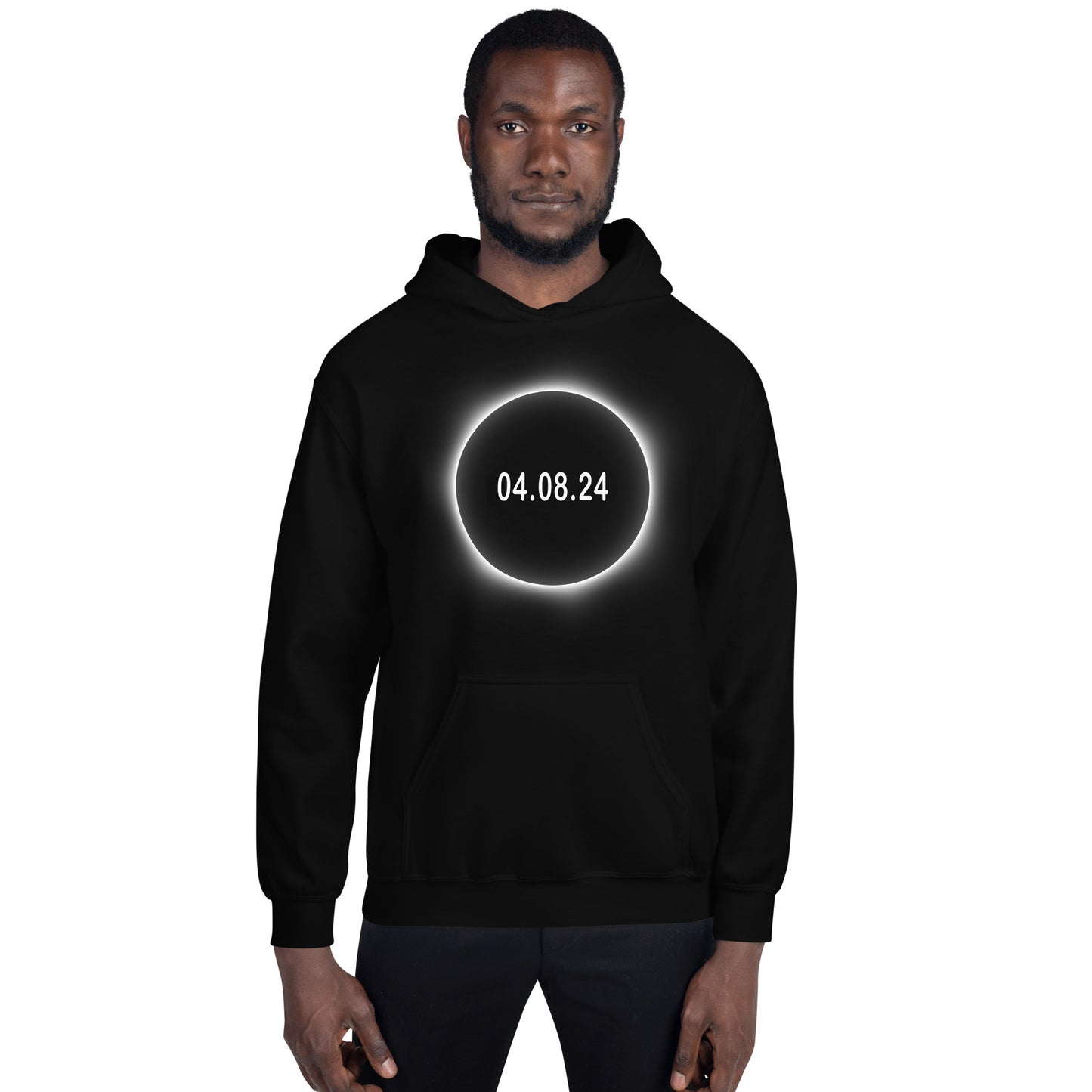 2024 Solar Eclipse Souvenir Memento April 8 Unisex Hoodie Top Sweatshirt
