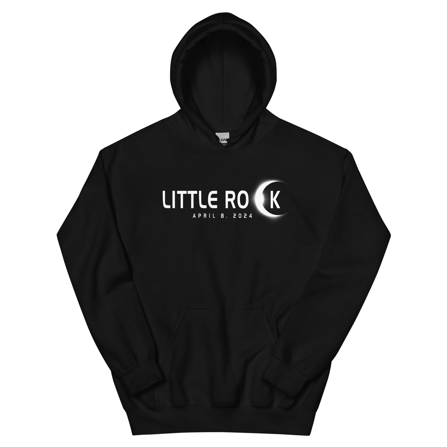 Little Rock Arkansas Eclipse Souvenir April 8th 2024 Unisex Hoodie Top Sweatshirt