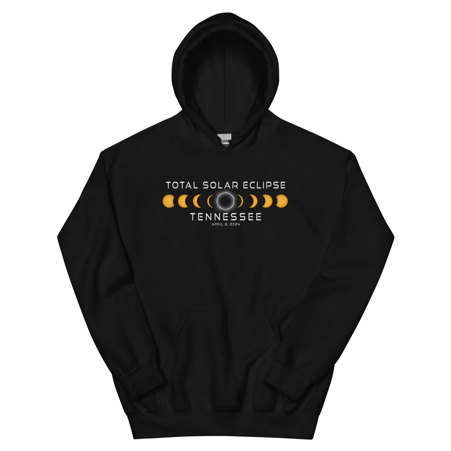 Tennessee Solar Eclipse 2024 April 8 Souvenir Unisex Hoodie Top Sweatshirt