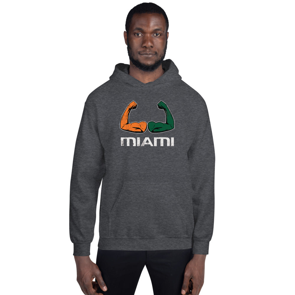 Miami Native 305 Area Code College Football Fan Unisex Hoodie Top Sweatshirt