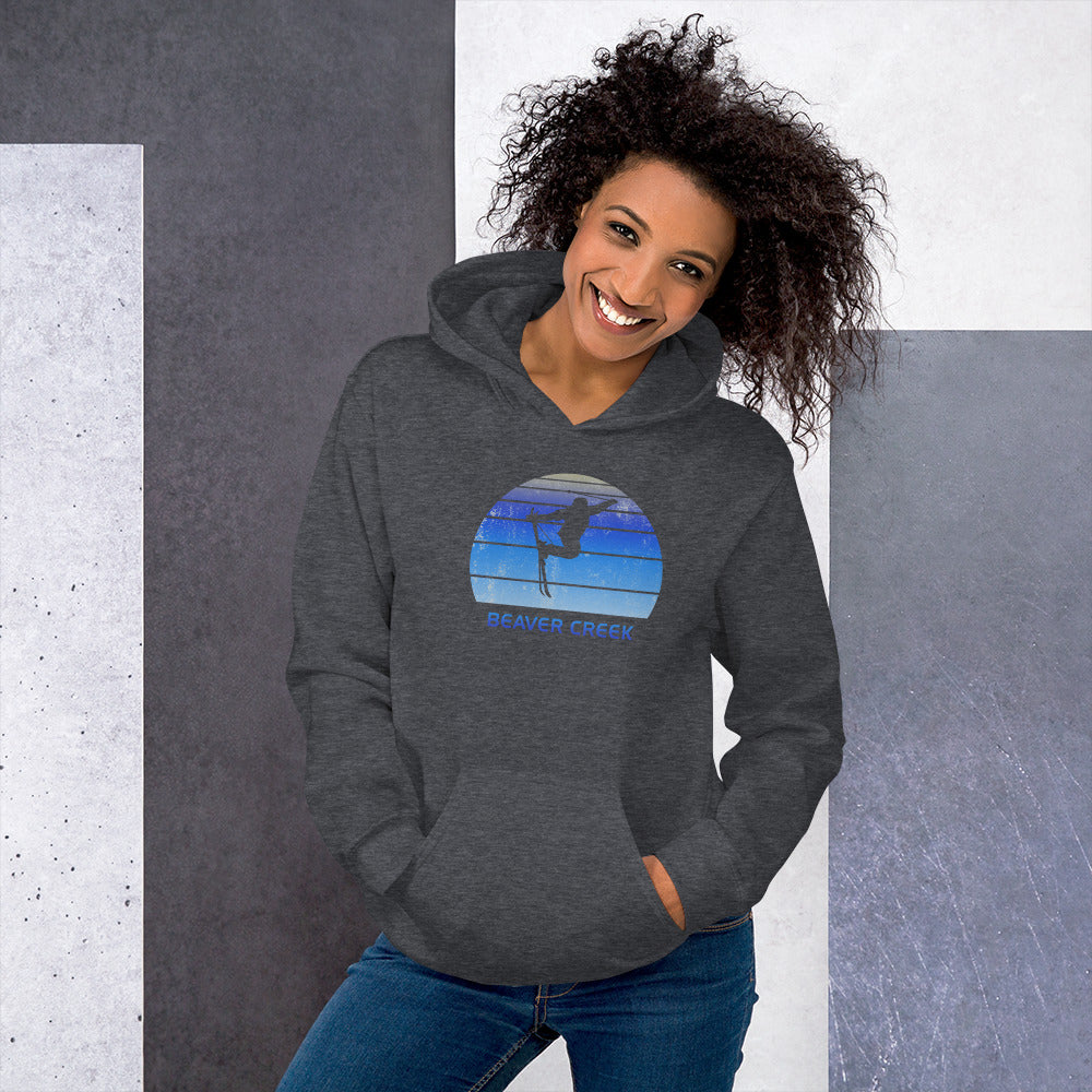 Retro Beaver Creek Colorado Skiing Fan Unisex Hoodie Top Sweatshirt